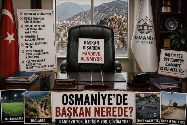 OSMANİYE'DE BELEDİYECİLİK TARTIŞMASI: BAŞKAN HALKIN İÇİNDE Mİ, HALKTAN UZAK MI?